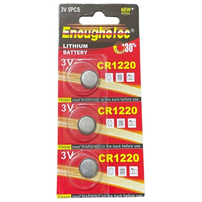 Pile De Lithium Batterie 3V CR1220 – Image 1