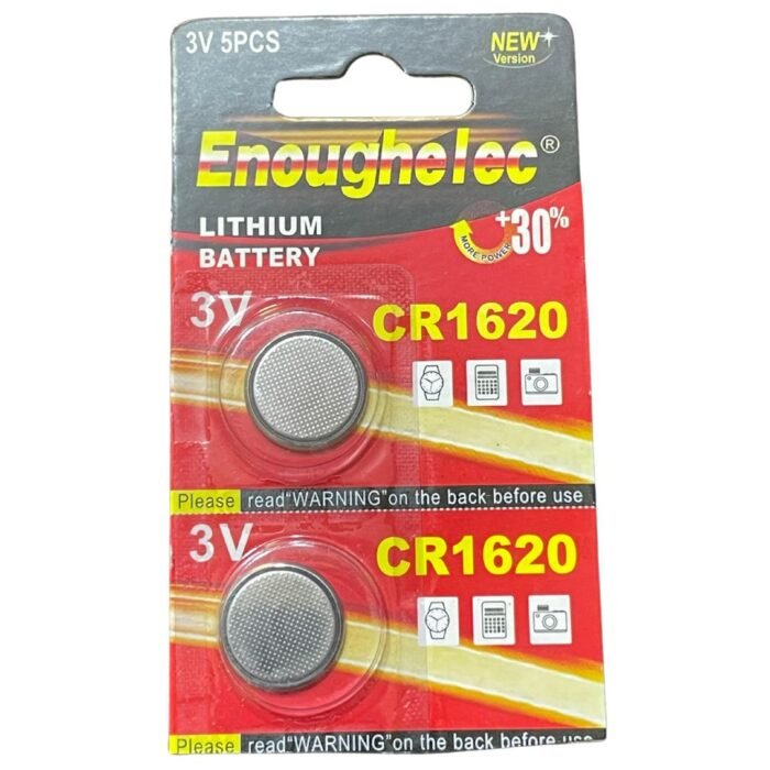 Pile De Lithium Batterie 3V CR1620 – Image 1