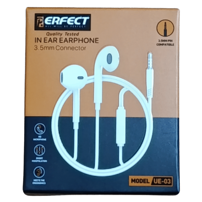 Écouteurs Perfect 3.5MM UE-03 – Image 1