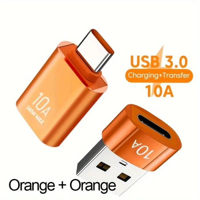 Lot de 2 adaptateurs USB 3.0 OTG 2 en 1 10A – Image 1