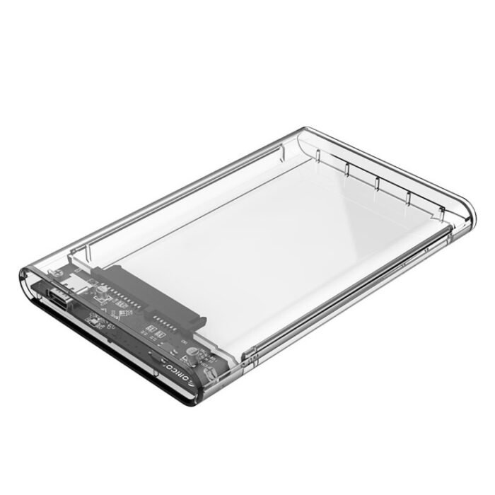 Boîtier Disque Dur Transparent  SSD/HDD 2.5 USB3.1 Type C – Image 1
