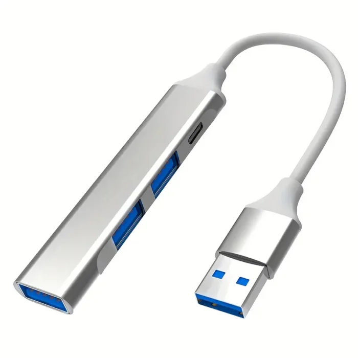 Hub USB type A, Adaptateur à 3 Ports USB 3.0 & Type C – Image 1