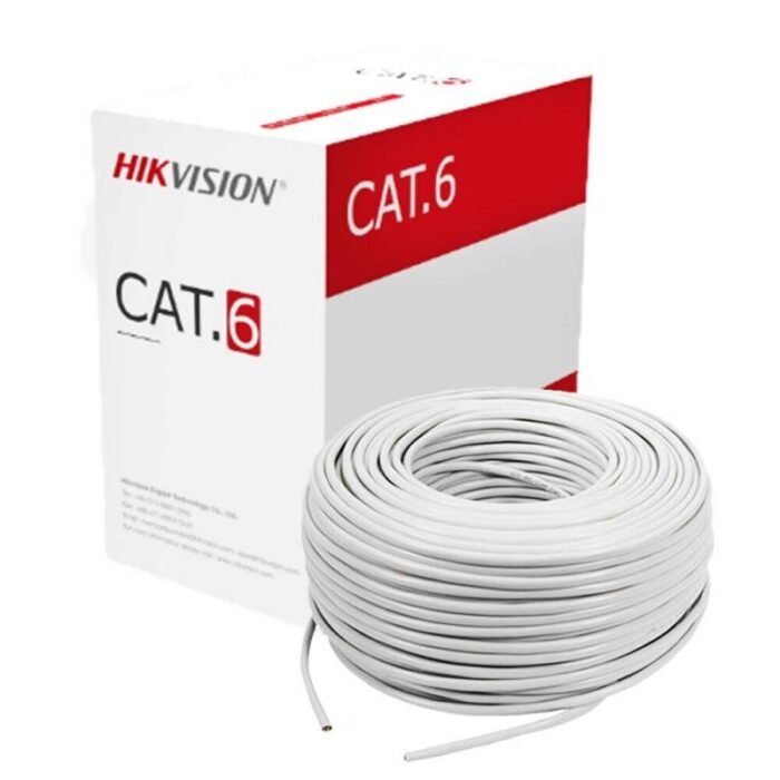 Cable Réseau RJ45 Cat 6 1M - Hikvision DS-1LN6U – Image 1