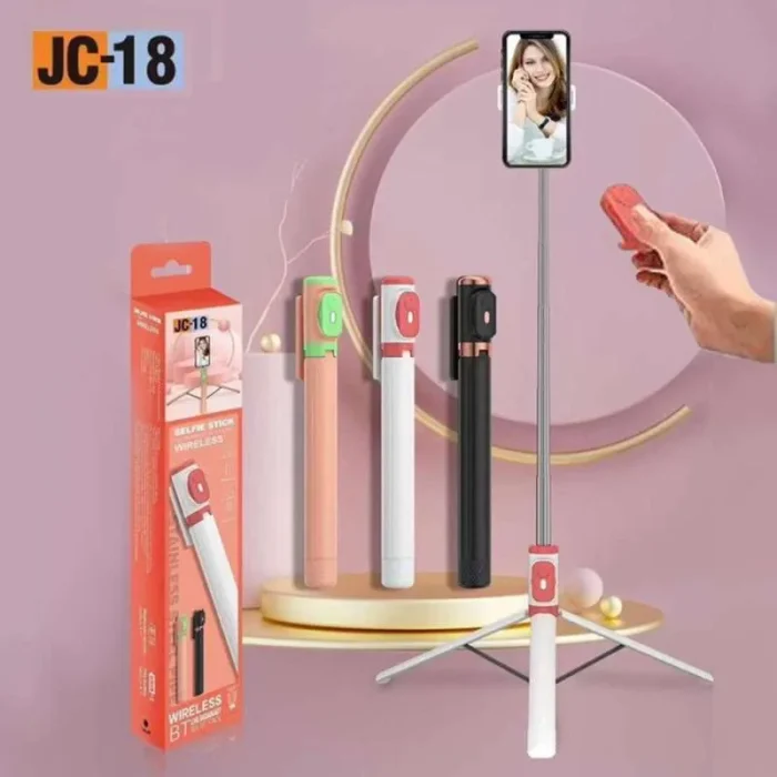 Trépied Selfie Stick Wireless JC-18 – Image 1