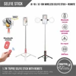 Trépied Selfie Stick Wireless JC-18 – Image 2