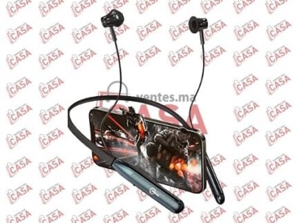 Écouteurs Bluetooth RENO NE-B13 : Tour de Cou Sport, Basses Profondes et Allumage Magnétique Intelligent