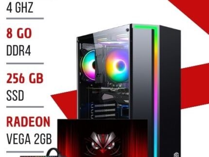 Setup Gamer AMD Ryzen 3 3200G | Écran 24" 120Hz | Full Accessoires