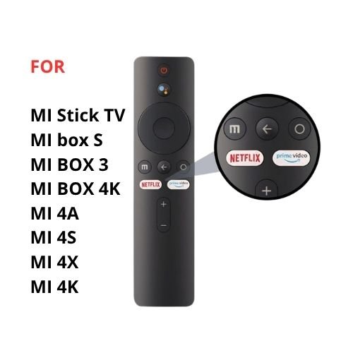 CasaVentes-Oulfa (3) Télécommande Bluetooth avec Commande Vocale pour Xiaomi Mi Box S, Mi Box 4K et Mi TV Stick – Image 1