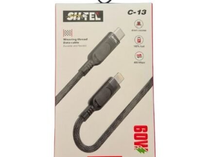 Câble USB-C SHTELL "Power Delivery" – Charge Rapide 60W | Modèle C-13