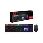 Combo Gaming 2-en-1 Jedel GK112 : Clavier Rétroéclairé & Souris Ergonomique RGB