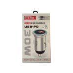 Chargeur Allume-Cigare Rapide Nero NC-10 – 30W (USB + Power Delivery / PD) avec Indicateur LED
