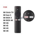 Télécommande Bluetooth avec Commande Vocale pour Xiaomi Mi Box S, Mi Box 4K et Mi TV Stick