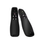 Télécommande de Présentation Sans Fil 2,4 GHz | Pointeur Laser Rouge & Clicker USB pour PowerPoint | Portée 30m - Noir
