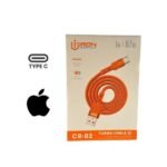 Câble iRon CR-02 Turbo 67W | Type C vers Lightning | 1 Mètre – Charge Ultra Rapide & Fil Tressé
