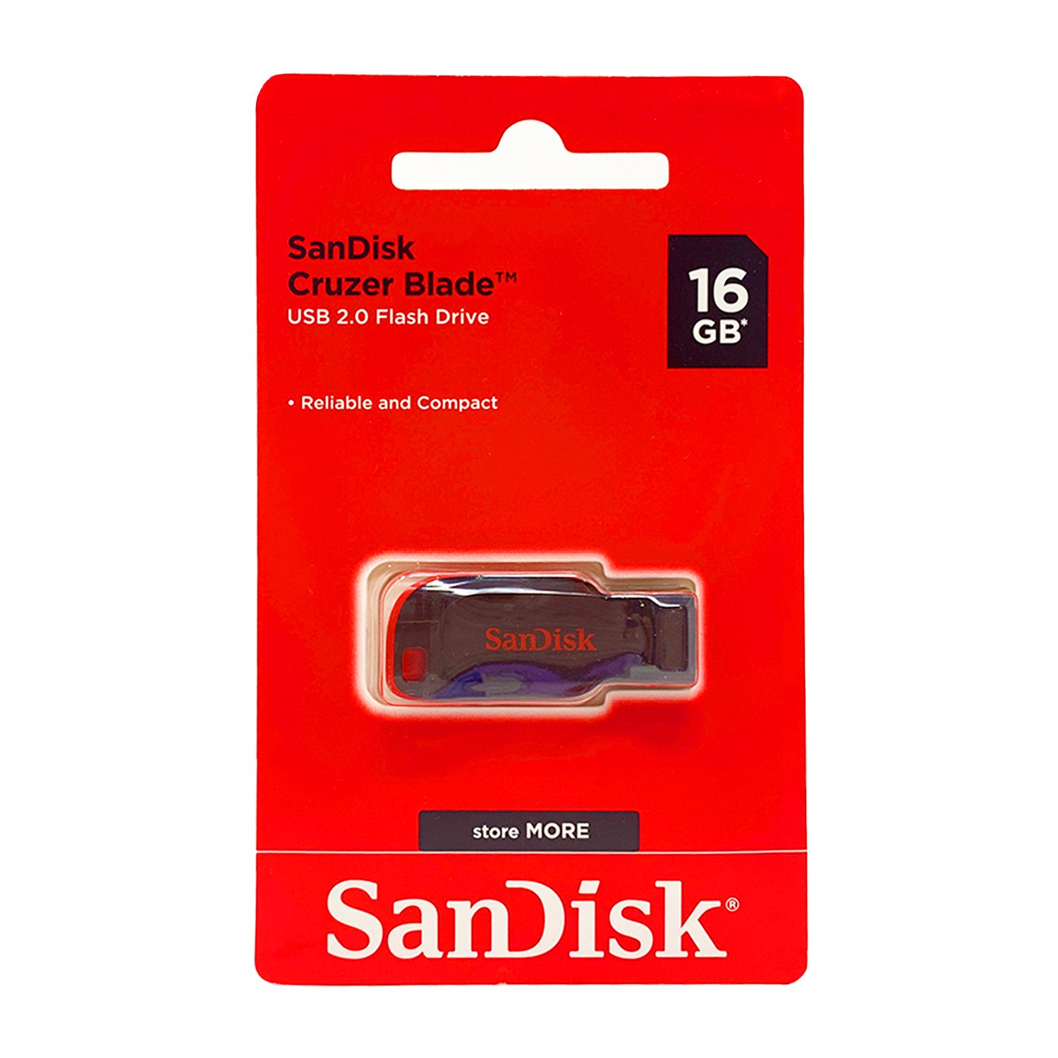 wh_e-s-sdcz50-016g-b35_1 Clé USB SanDisk Cruzer Blade 16 Go - Ultra-Compacte et Fiable – Image 1